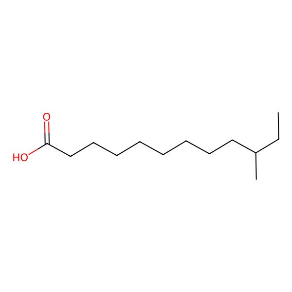 2D Structure of (+)-10-Methyllauric acid