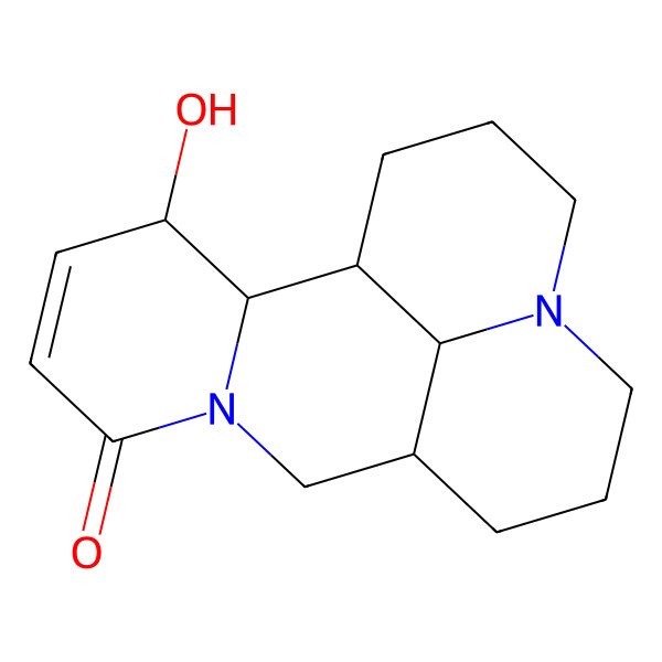 2D Structure of (+)-12alpha-Hydroxysophocarpine