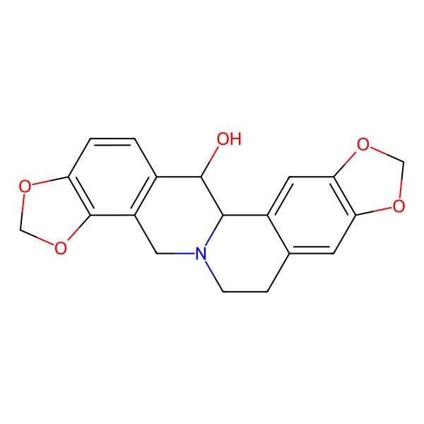 2D Structure of (-)-13beta-Hydroxystylopine