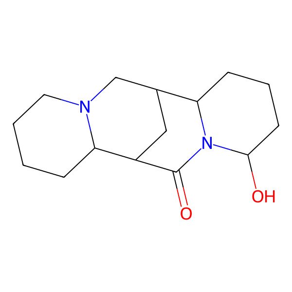 2D Structure of (1R,2S,6S,9S,10R)-6-hydroxy-7,15-diazatetracyclo[7.7.1.02,7.010,15]heptadecan-8-one