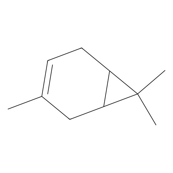 2D Structure of (-)-3-Carene 2D Structure of (-)-3-Carene