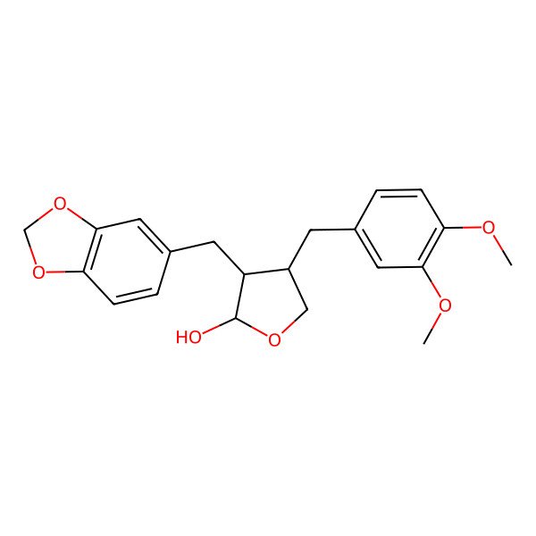 2D Structure of (-)-3,4-Dimethoxy-3,4-desmethylenedioxycubebin