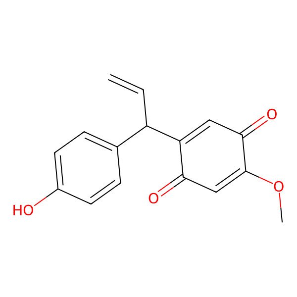 2D Structure of (+)-4'-Hydroxy-4-methoxydalbergione