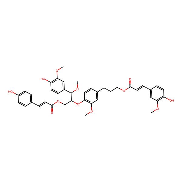 2D Structure of (-)-(7'S,8'S)-threo-carolignan Y