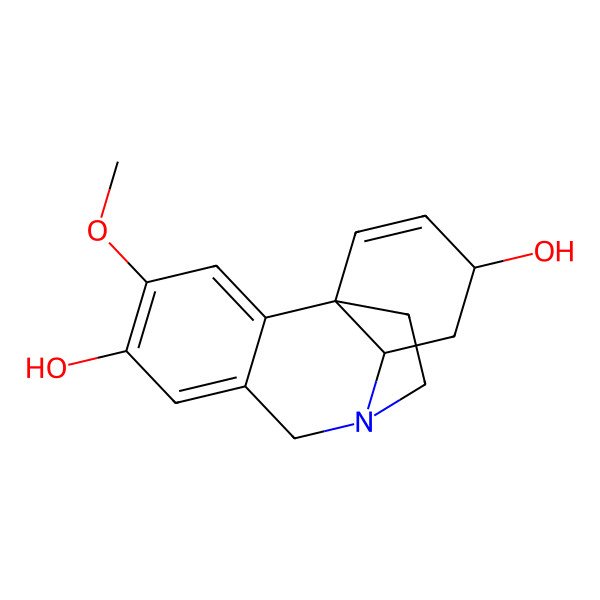 2D Structure of (-)-8-Demethylmaritidine