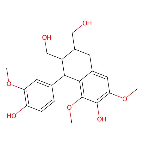 2D Structure of (+)-8-Methoxyisolariciresinol