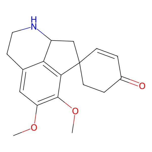 2D Structure of (+)-8,9-Dihydrostepharine