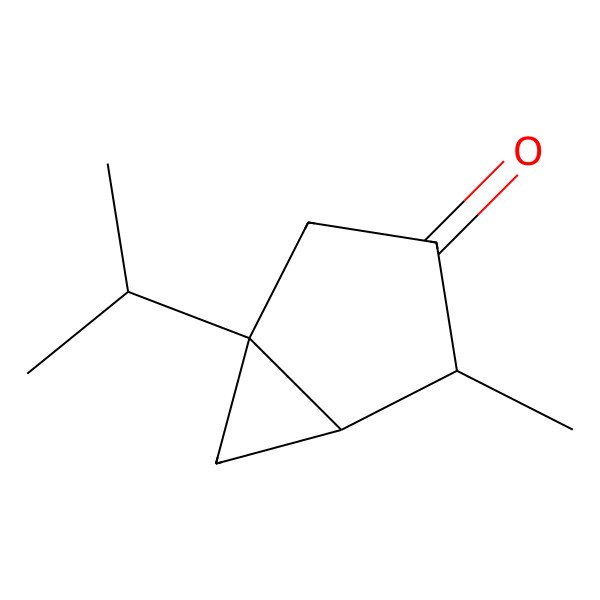 2D Structure of (+)-alpha-Thujone
