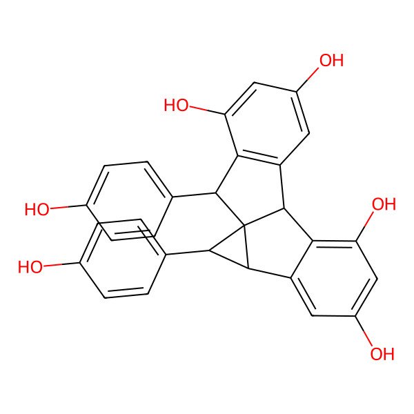 2D Structure of (-)-Ampelopsin F