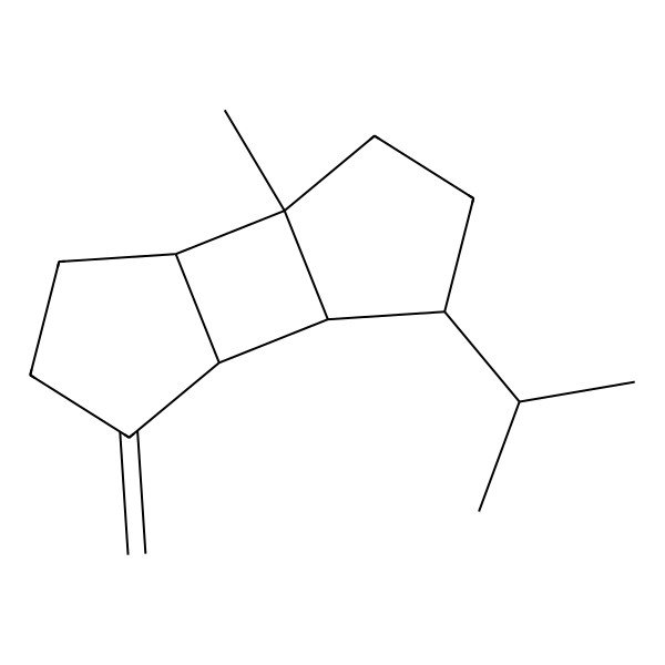 2D Structure of (-)-beta-Bourbonene