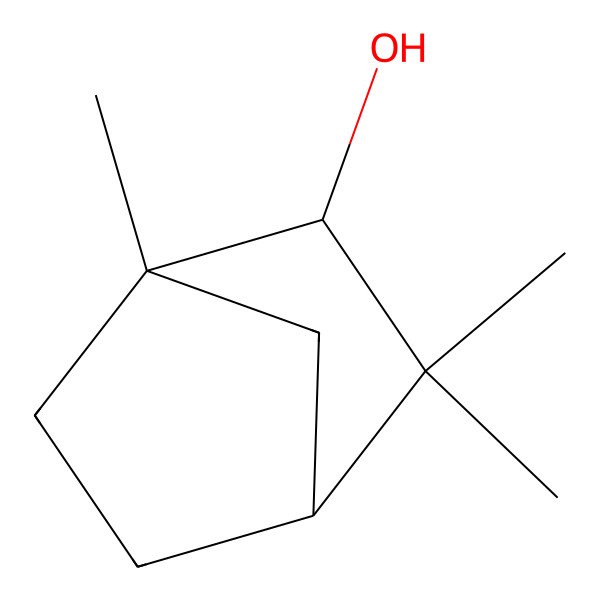 2D Structure of (-)-beta-Fenchyl alcohol
