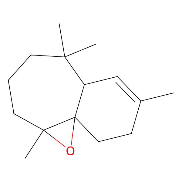 2D Structure of (+)-beta-Himachalene oxide