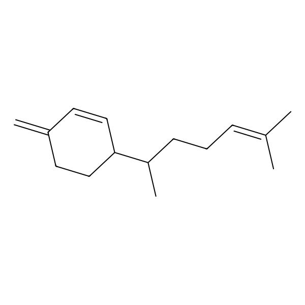 2D Structure of (+)-beta-Sesquiphellandrene