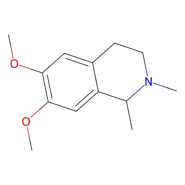 2D Structure of (+-)-Carnegine