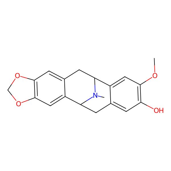 2D Structure of (+)-Caryachine