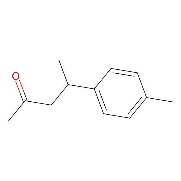 2D Structure of (R,S)-4-p-Tolyl-pentan-2-one