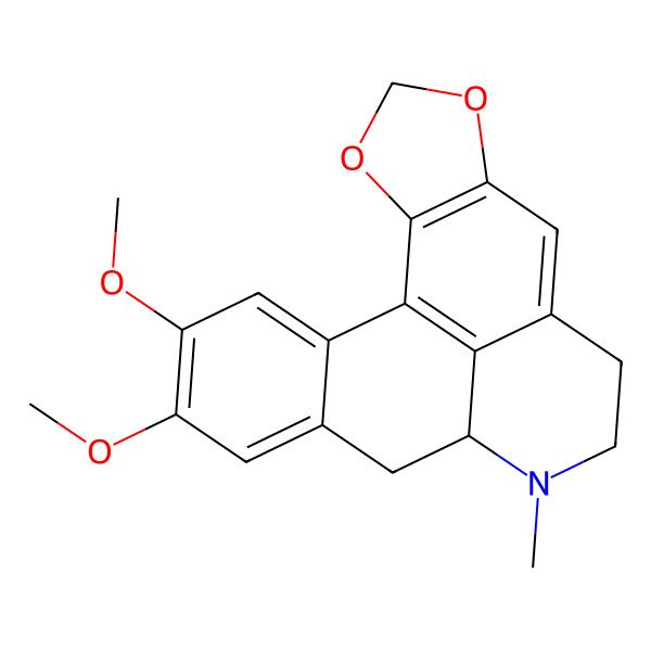 2D Structure of (+/-)-Dicentrine