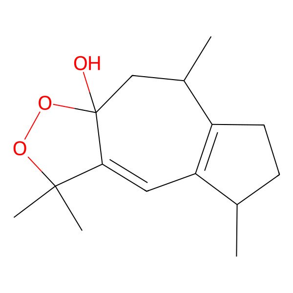 2D Structure of (+)-Dioxosarcoguaiacol, (rel)-