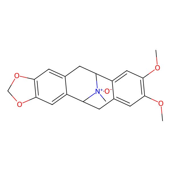 2D Structure of (+)-Eschscholtzidine N-oxide