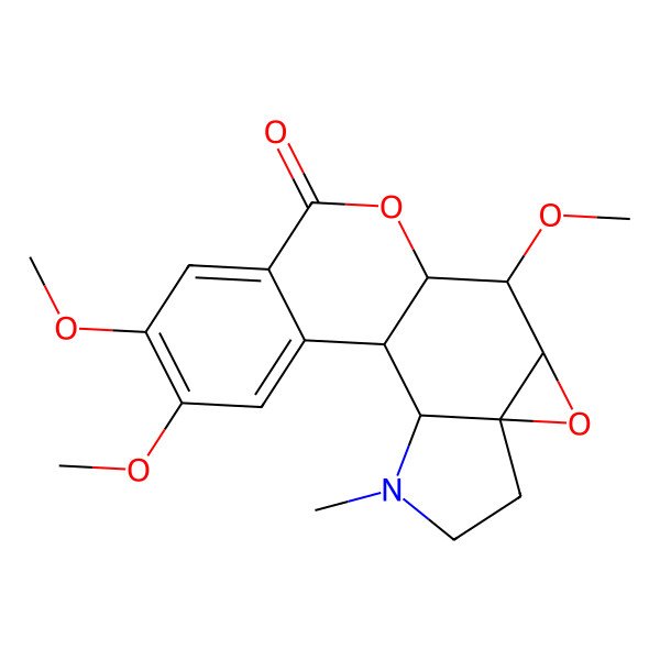 2D Structure of (+)-Galwesine