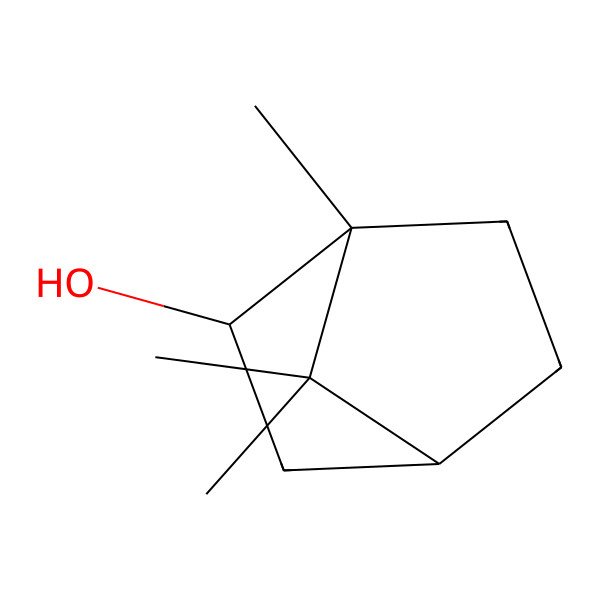2D Structure of (+)-Isoborneol