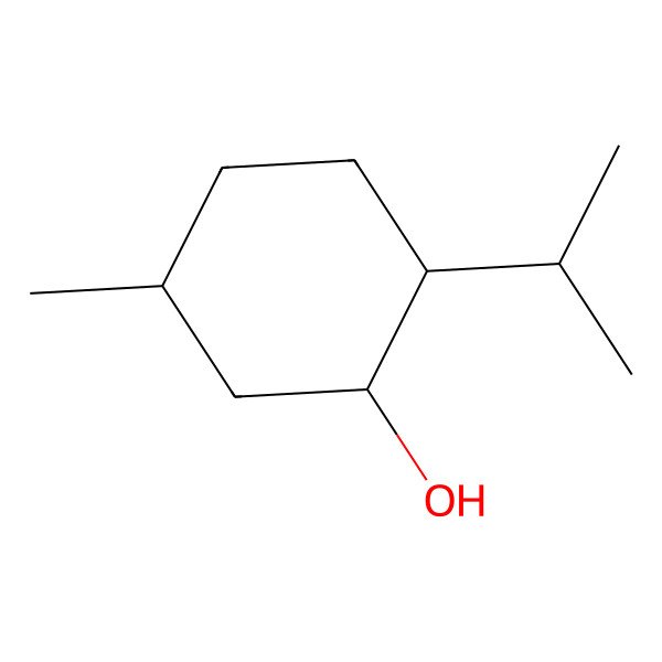 2D Structure of (+) Menthol