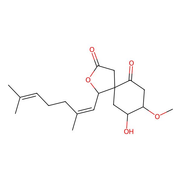 2D Structure of (+)-Miliusane I