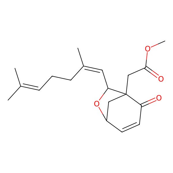 2D Structure of (-)-Miliusane Xix