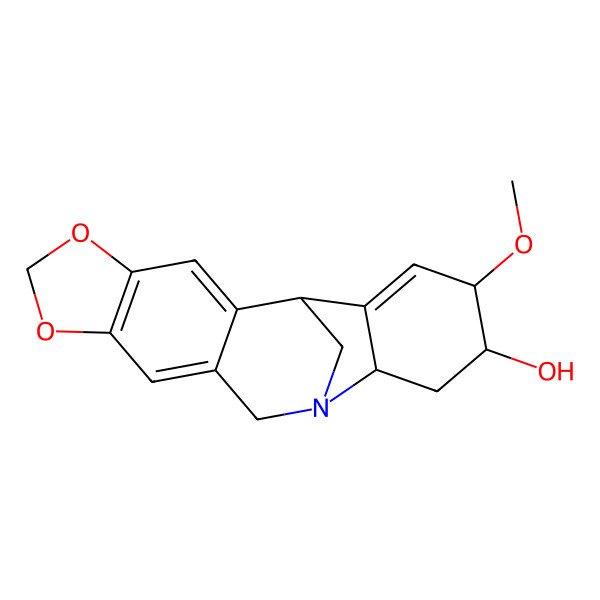 2D Structure of (-)-Montanine