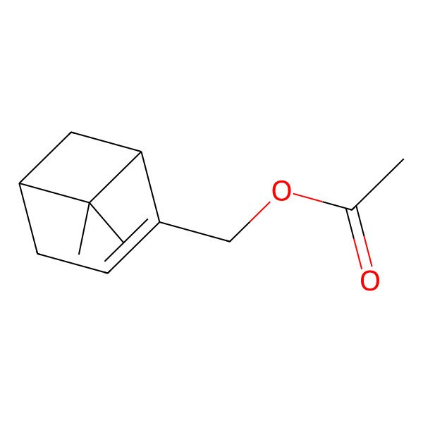 2D Structure of (-)-Myrtenyl acetate
