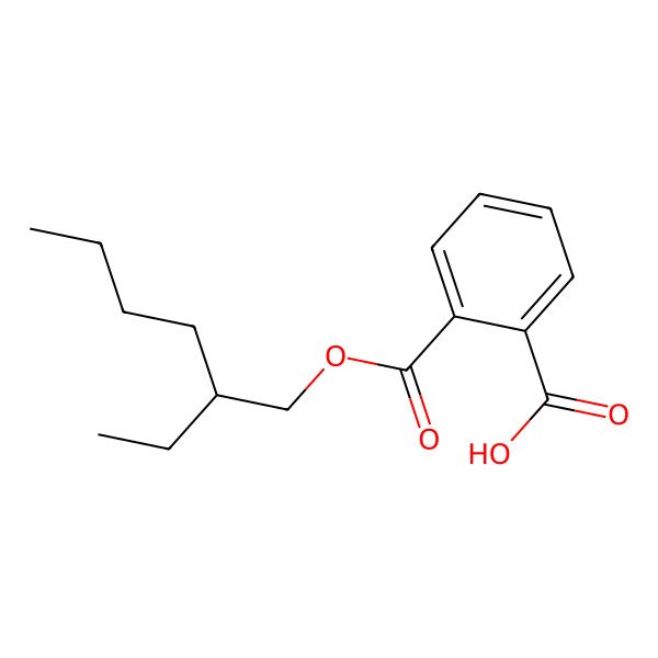 2D Structure of 2-[(2R)-2-ethylhexoxy]carbonylbenzoic acid