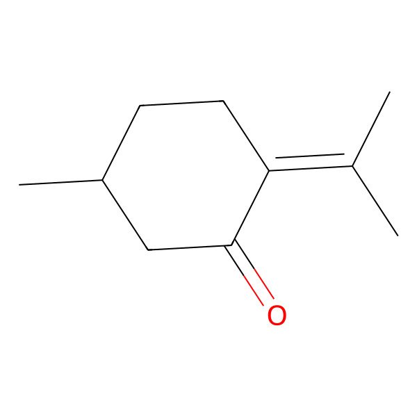 2D Structure of (-)-Pulegone