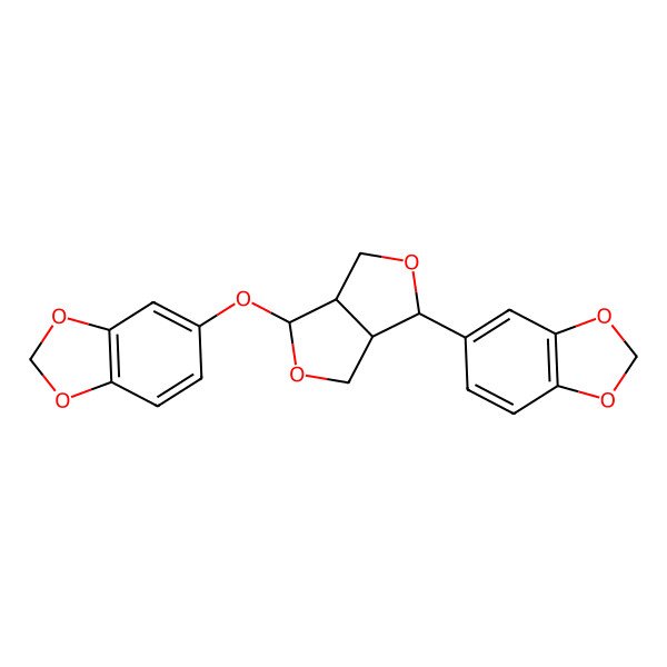 2D Structure of (+)-Sesamolin 2D Structure of (+)-Sesamolin