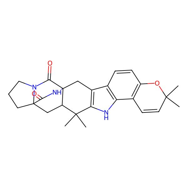 2D Structure of (+)-Stephacidin A