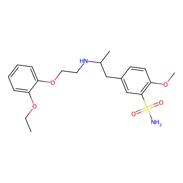 2D Structure of (+)-Tamsulosin