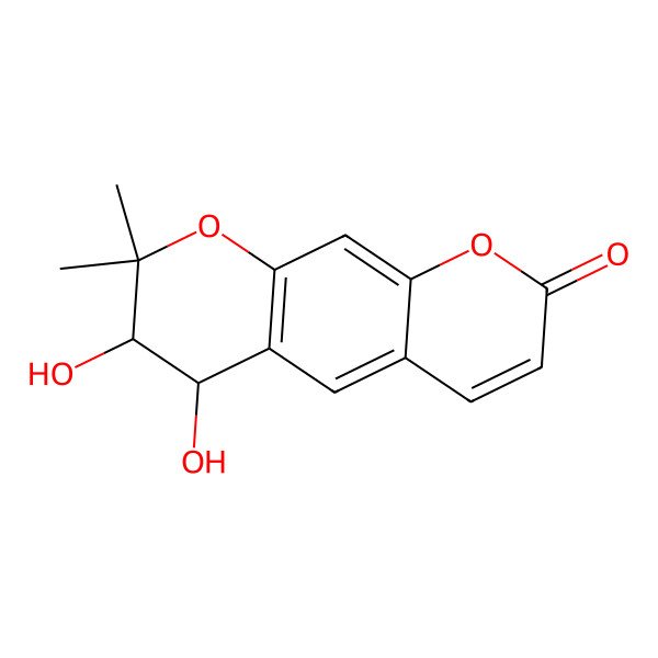 2D Structure of (+)-trans-Decursidinol