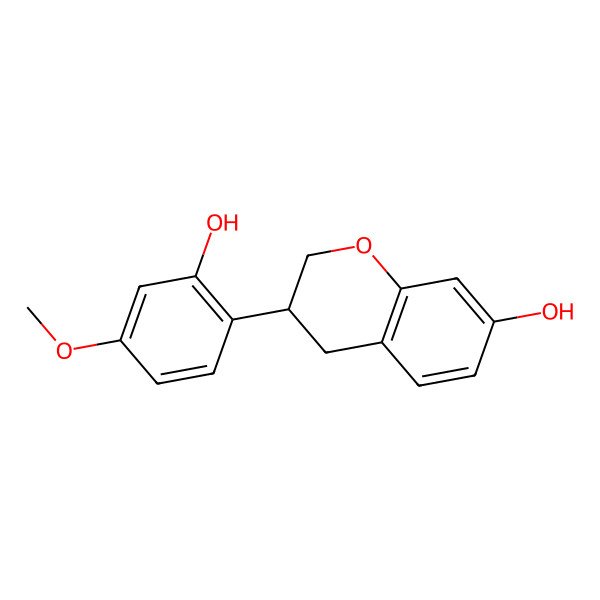 2D Structure of (+)-Vestitol