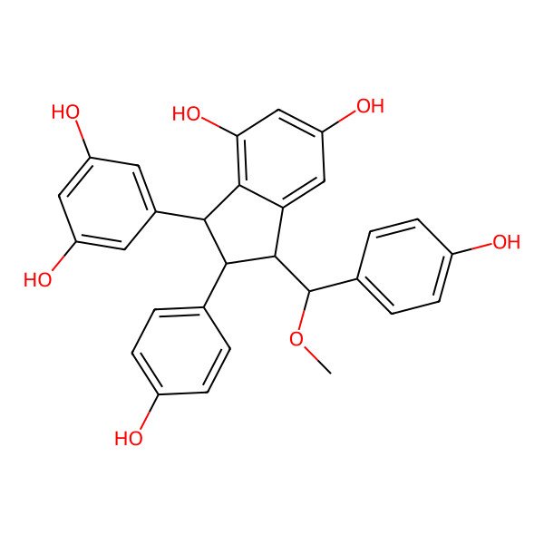 2D Structure of (+)-Viniferether B