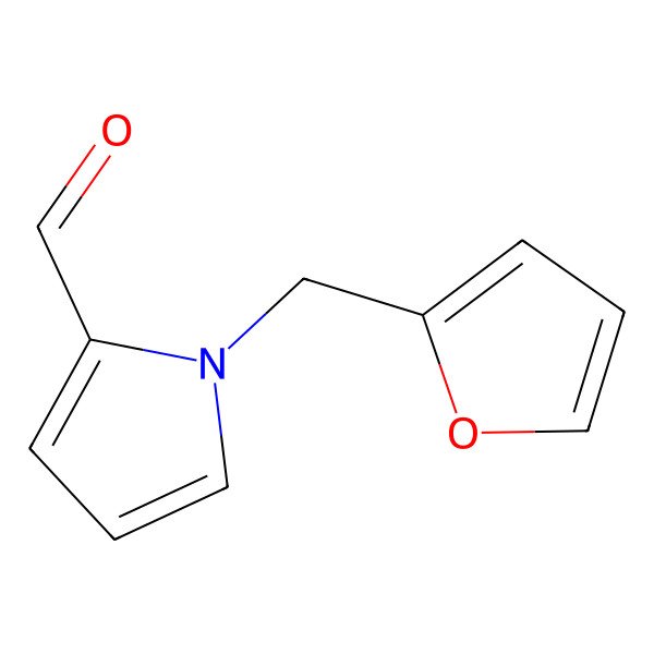 2D Structure of 1-(2-Furylmethyl)-1H-pyrrole-2-carbaldehyde
