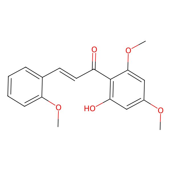 2D Structure of 2-Hydroxy-2',4',6'-trimethoxychalcone