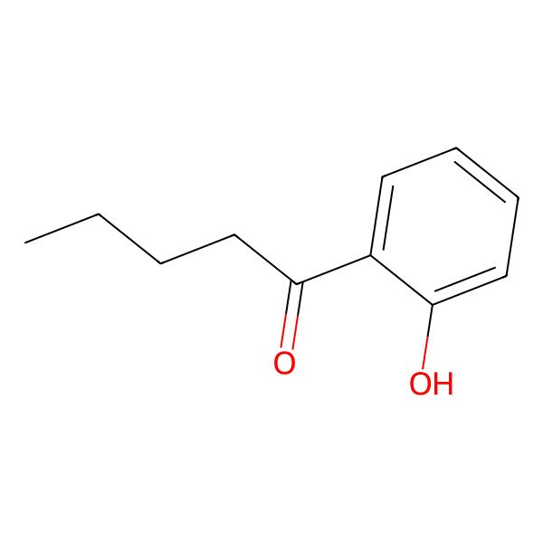 2D Structure of 1-(2-Hydroxyphenyl)pentan-1-one