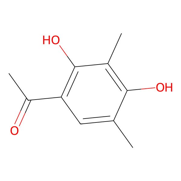 2D Structure of 1-(2,4-Dihydroxy-3,5-dimethylphenyl)ethanone