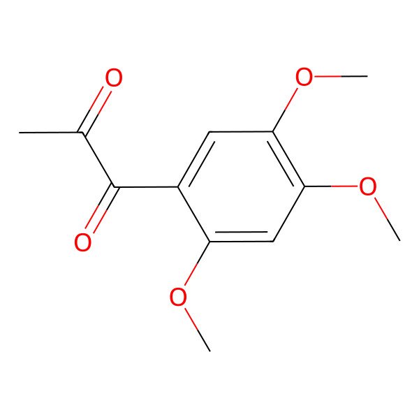 2D Structure of 1-(2,4,5-Trimethoxyphenyl)-1,2-propanedione