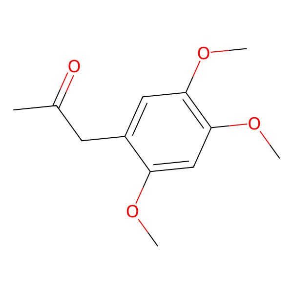2D Structure of 1-(2,4,5-Trimethoxyphenyl)propan-2-one
