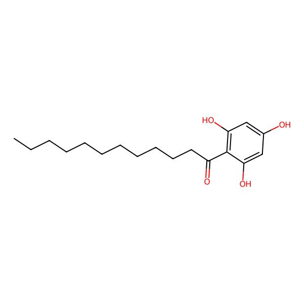 2D Structure of 1-(2,4,6-Trihydroxyphenyl)dodecan-1-one 2D Structure of 1-(2,4,6-Trihydroxyphenyl)dodecan-1-one