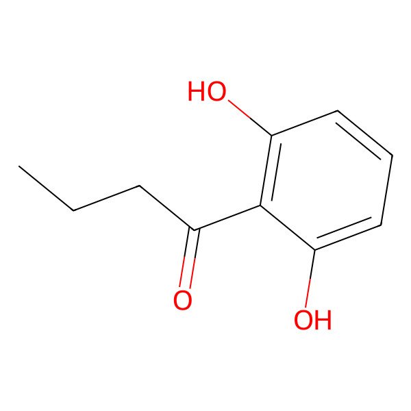 2D Structure of 1-(2,6-Dihydroxyphenyl)butan-1-one