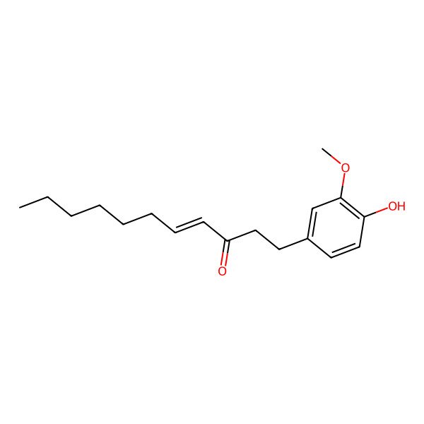 2D Structure of 1-(3-Methoxy-4-hydroxyphenyl)-4-undecene-3-one 2D Structure of 1-(3-Methoxy-4-hydroxyphenyl)-4-undecene-3-one