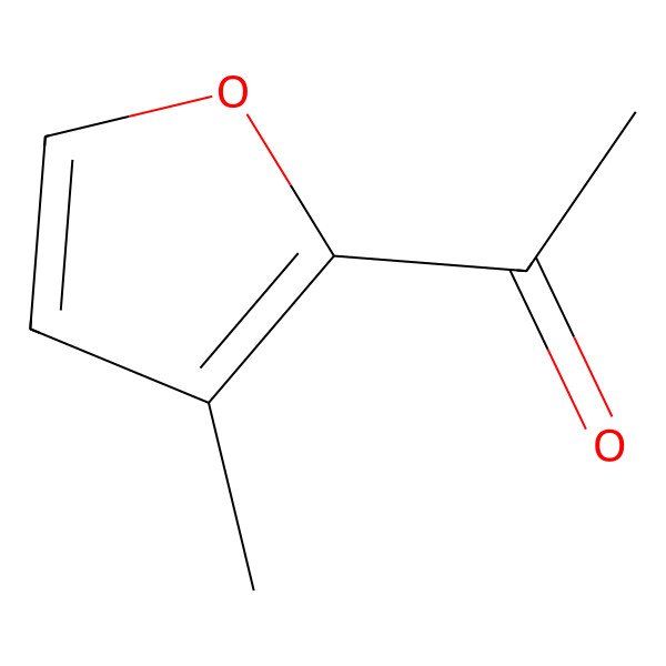 2D Structure of 1-(3-Methylfuran-2-yl)ethan-1-one