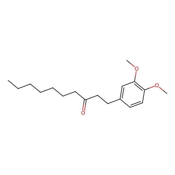 2D Structure of 1-(3,4-Dimethoxyphenyl)decan-3-one