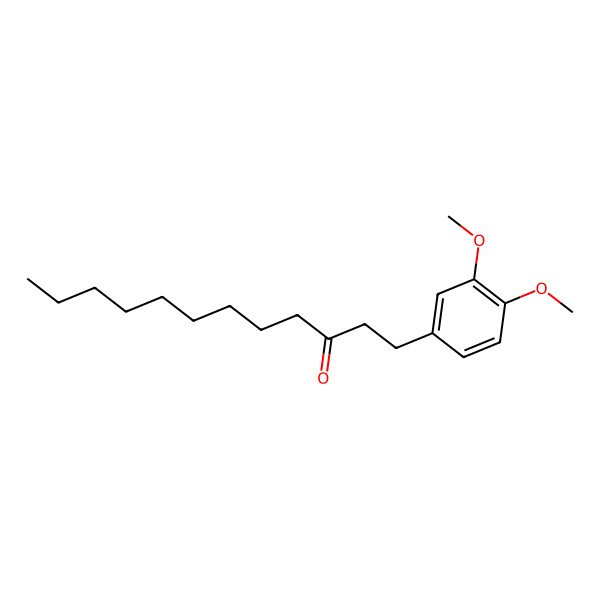 2D Structure of 1-(3,4-Dimethoxyphenyl)dodecan-3-one